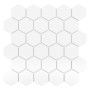 Hexagon White 51 Matt,płytka,mozaika,ceramiczna,kuchnia,łazienka,ściany,podłogi,28x27,1cm