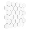 Hexagon White 51 Matt,płytka,mozaika,ceramiczna,kuchnia,łazienka,ściany,podłogi,28x27,1cm