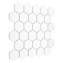 Hexagon White 51 Matt,płytka,mozaika,ceramiczna,kuchnia,łazienka,ściany,podłogi,28x27,1cm
