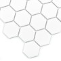 Hexagon White 51 Matt,płytka,mozaika,ceramiczna,kuchnia,łazienka,ściany,podłogi,28x27,1cm