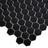 Mini Hexagon Black,płytka,mozaika,ceramiczna,kuchnia,łazienka,przedpokój,podłogi,ściany,30x26cm.