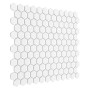 Mini Hexagon White,mozaika,płytka,ceramiczna,kuchnia,łazienka,przedpokój,podłogi,ściany,30x26cm.