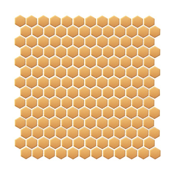 Mini Hexagon Gold matt,płytka,mozaika,ceramiczna,kuchnia,łazienka,ściany,27,2x30cm.
