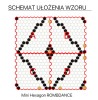 DUNIN Mini HexagonRombdance SCHEMAT ułożenia wzoru