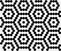 Mini Hexagon B&W NANO,płytka,mozaika,kuchnia,łazienka,przedpokój,podłogi,ściany,26x30cm.