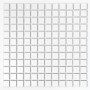 Pixello White matt mozaika biała ceramiczna kwadratowe elementy