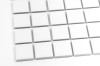 Pixello White matt mozaika biała ceramiczna kwadratowe elementy
