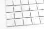 Pixello White matt mozaika biała ceramiczna kwadratowe elementy