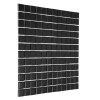 Pixello Black matt mozaika czarna ceramiczna kwadratowe elementy