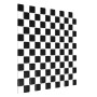 Pixello B&amp;W Mix matt  mozaika biało czarna ceramiczna kwadratowe elementy szachownica