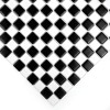 Pixello B&amp;W Mix matt  mozaika biało czarna ceramiczna kwadratowe elementy szachownica