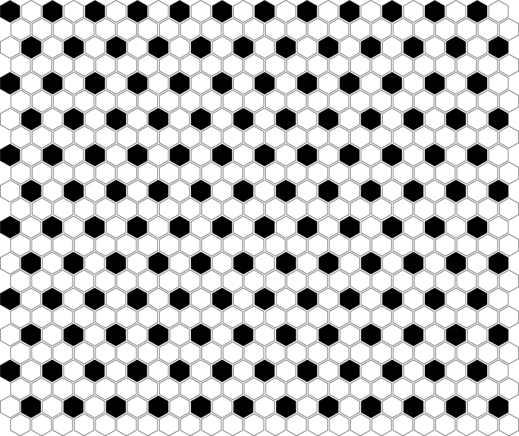 Mini Hexagon B&W MIX,płytka,mozaika,ceramiczna,kuchnia,łazienka,przedpokój,podłogi,ściany,26x30cm.
