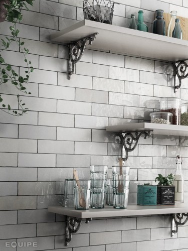 artisan biała płytka cegiełka do kuchni łazienki