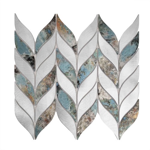 Allumi Bottany Patina,płytka,mozaika,metalowa,kuchnia,łazienka,ściany,29,2x24,8cm.