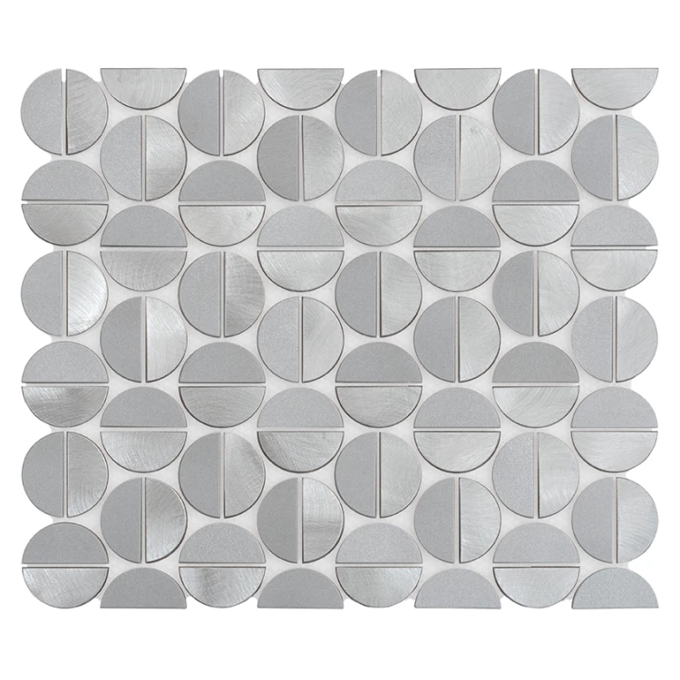 Allumi Tabs Silver,Płytka,mozaika,metalowa,kuchnia,łazienka,ściany,35x29,8cm