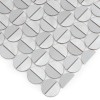 Allumi Tabs Silver,Płytka,mozaika,metalowa,kuchnia,łazienka,ściany,35x29,8cm