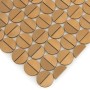 Allumi Tabs Brass Gold,płytka,mozaika,metalowa,kuchnia,łazienka,ściany,35x29,8cm.