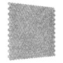 ALLUMI SILVER HEXAGON 14,płytka,mozaika,metalowa,kuchnia,łazienka,ściany,30x30cm.