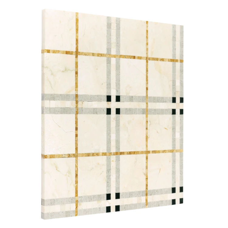 Beige Tartan,płytka,mozaika,kamienna,kuchnia,łazienka,przedpokój,podłogi,ściany,31x31cm.
