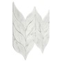 Carrara White Calamus,płytka,mozaika,kamienna,kuchnia,łazienka,przedpokój,podłogi,ściany,29,5x20cm.