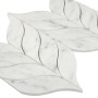 Carrara White Calamus,płytka,mozaika,kamienna,kuchnia,łazienka,przedpokój,podłogi,ściany,29,5x20cm.