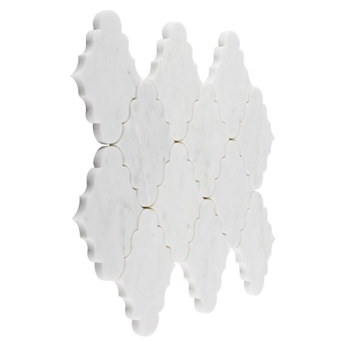 Carrara White Crest,płytka,mozaika,kamienna,kuchnia,łazienka,przedpokój,podłogi,ściany,35x30cm.