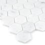 Carrara White Hexagon 48,płytka,mozaika,kamienna,kuchnia,łazienka,przedpokój,podłogi,ściany,29,8x30,2cm.