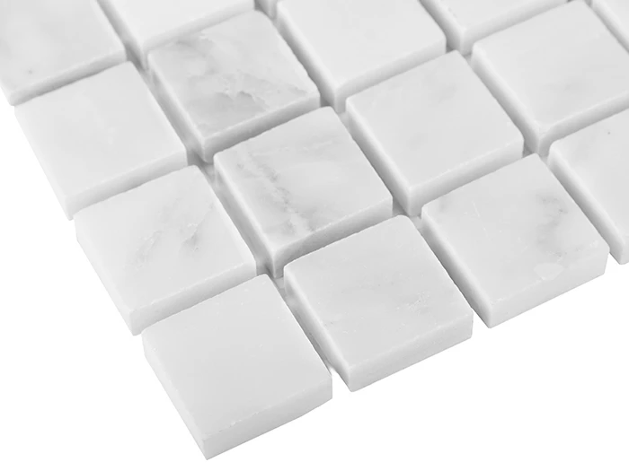 Eastern White 25,płytka,mozaika,kamienna,kuchnia,łazienka,przedpokój,podłogi,ściany,30,5x30,5cm.