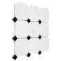Pure B&W Octagon 100,płytka,mozaika,kamienna;kuchnia,łazienka,przedpokój,podłogi,ściany,30,5x30,5cm.