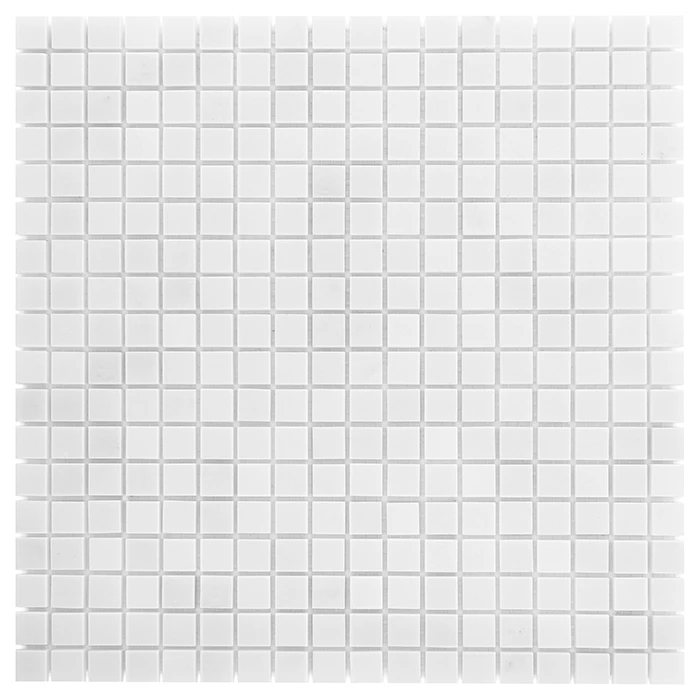 PURE WHITE 15,płytka,mozaika,ceramiczna,kuchnia,łazienka,przedpokój,podłogi,ściany,30,5x30,5cm.