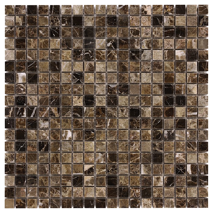Emperador 15,płytka,mozaika,kamienna,kuchnia,łazienka,przedpokój,podłogi,ściany,30,5x30,5cm.