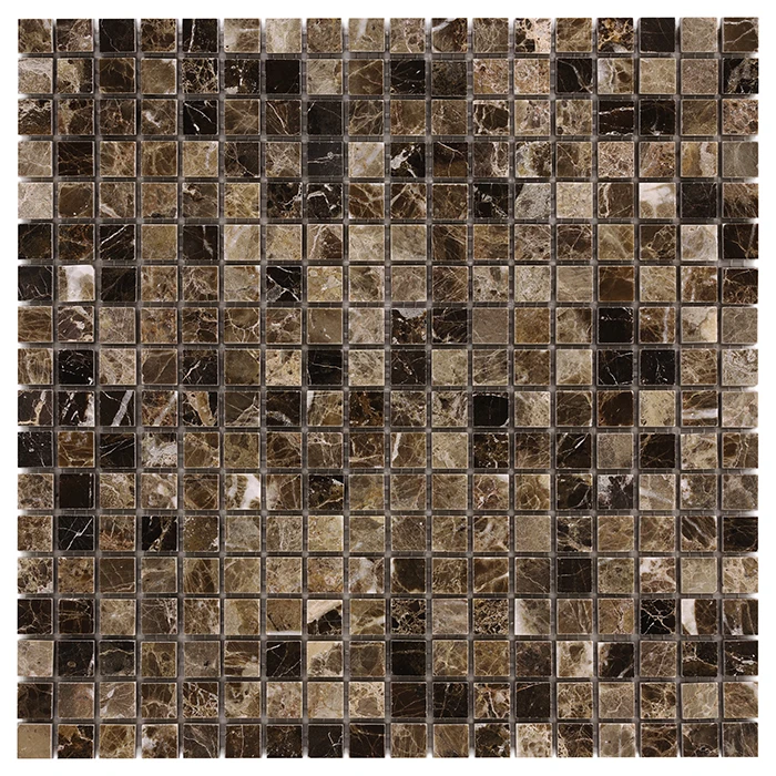 Emperador 15,płytka,mozaika,kamienna,kuchnia,łazienka,przedpokój,podłogi,ściany,30,5x30,5cm.