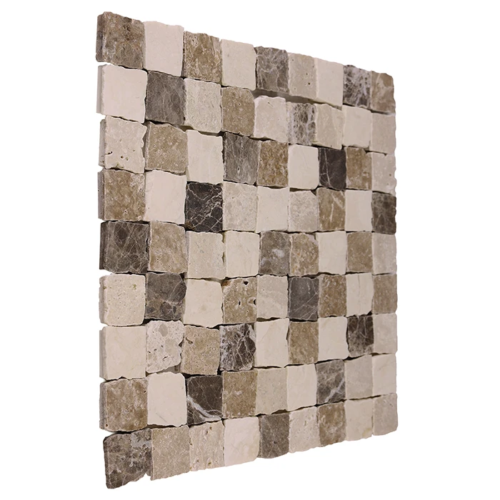 Travertine Bend Mix 32 matt,płytka,mozaika,kamienna,kuchnia,łazienka,przedpokój,podłogi,ściany,30,5x30,5cm.