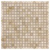 Travertine Cream 15,płytka,mozaika,kuchnia,łazienka,przedpokój,podłogi,ściany,30,5x30,5cm.