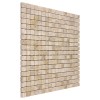 Travertine Cream 15,płytka,mozaika,kuchnia,łazienka,przedpokój,podłogi,ściany,30,5x30,5cm.