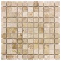 Travertine Cream 25,płytka,mozaika,kamienna,kuchnia,łazienka,przedpokój,podłogi,ściany,30,5x30,5cm.