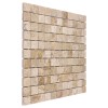 Travertine Cream 25,płytka,mozaika,kamienna,kuchnia,łazienka,przedpokój,podłogi,ściany,30,5x30,5cm.