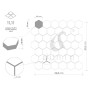 Carrara White Hexagon 48,płytka,mozaika,kamienna,kuchnia,łazienka,przedpokój,podłogi,ściany,29,8x30,2cm.