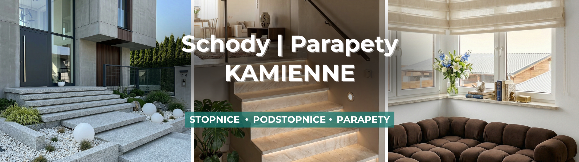 schody i parapety kamienne  banner